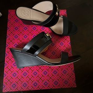 Tory Burch wedges. Price is firm. No trades